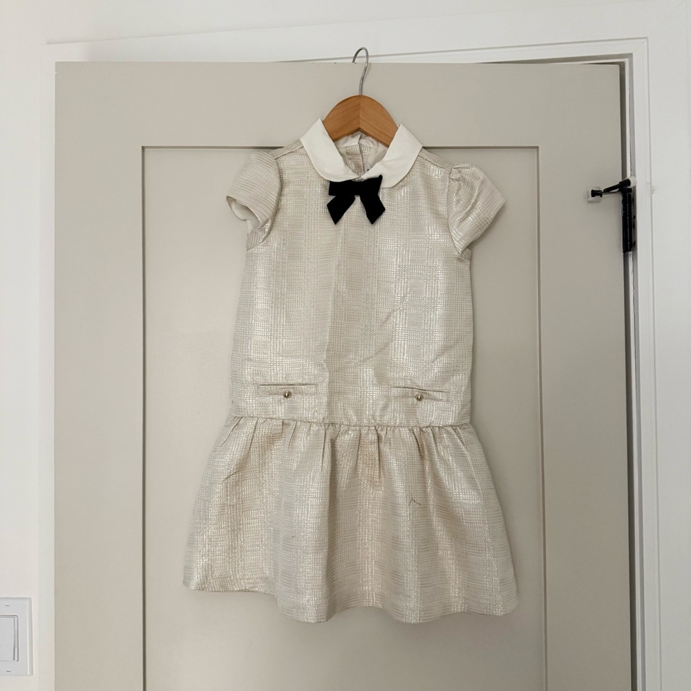 Janie and Jack Champagne Gold Dress